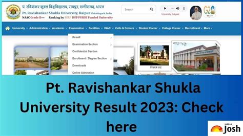 pandit ravishankar shukla university result 2023|PRSU Result 2023 OUT on PRSU.ac.in, Download PG .